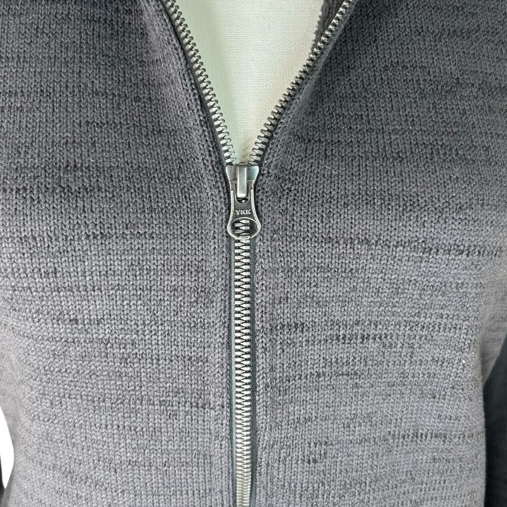 Kuhl Black Hooded Zip-Up Jacket with Light Gray Sherpa Lining - Picture 4 of 10